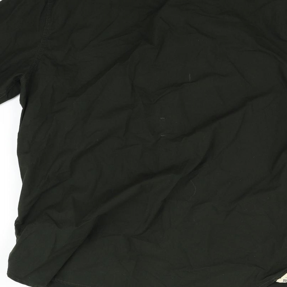 Superdry Mens Green    Button-Up Size XL  - Military Style