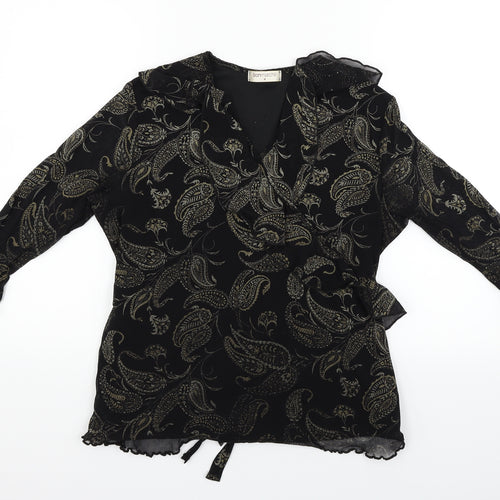 Bonmarché Womens Black   Basic Blouse Size M