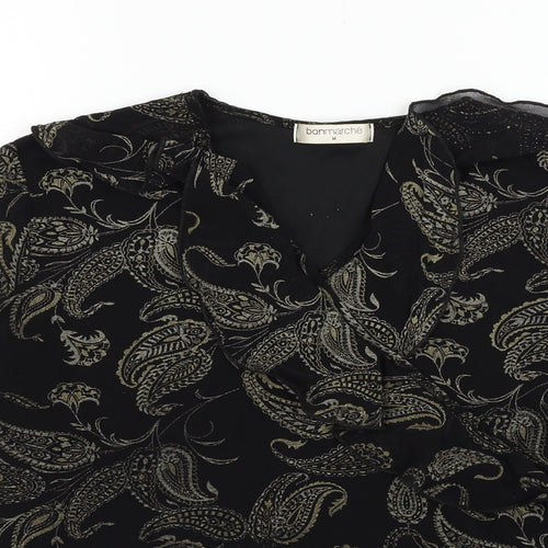 Bonmarché Womens Black   Basic Blouse Size M