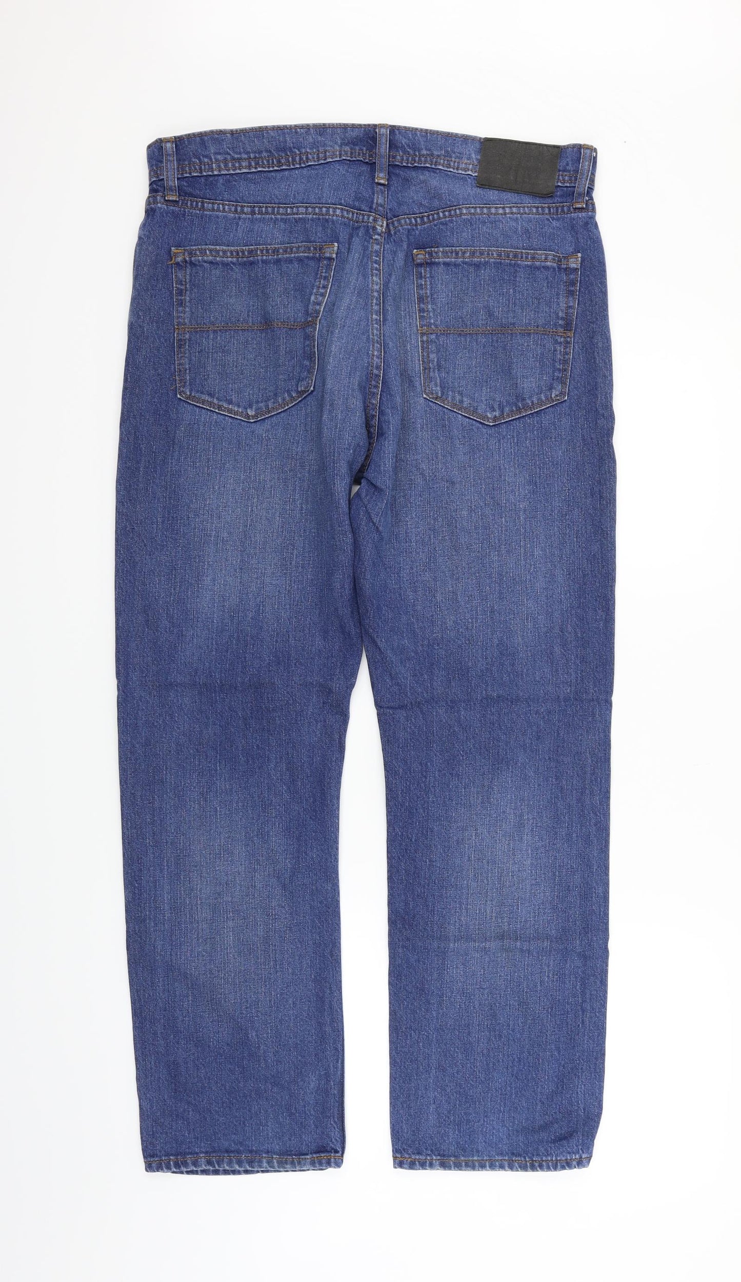 Marks and Spencer Mens Blue   Straight Jeans Size L L29 in