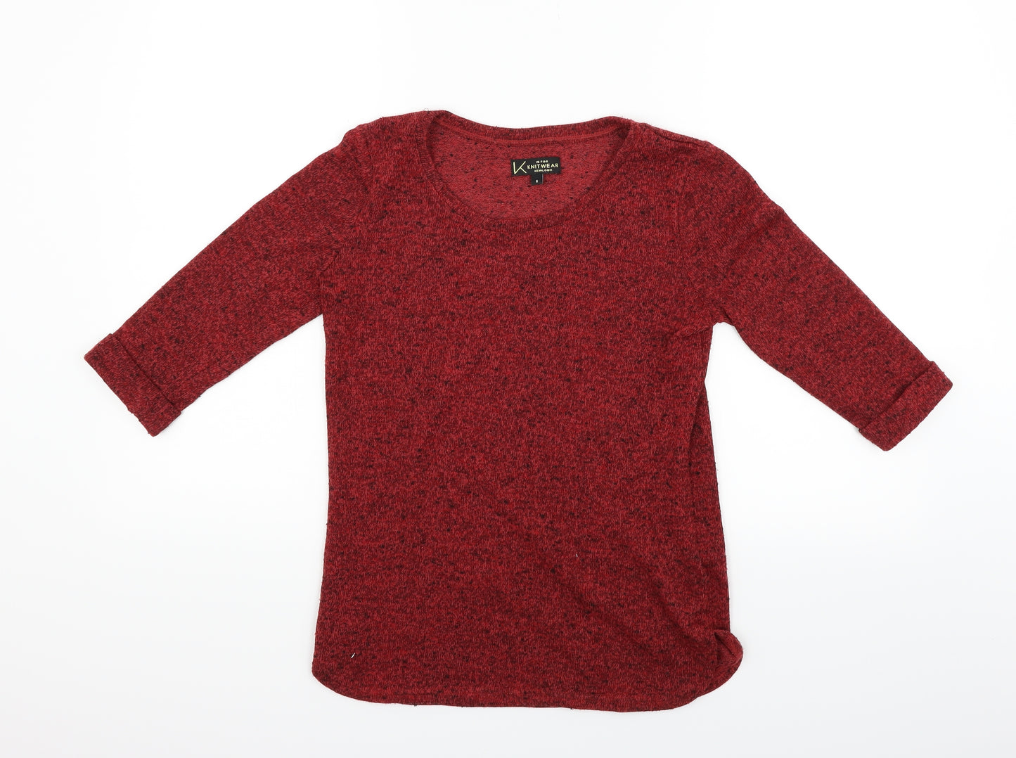 New Look Womens Red   Pullover Jumper Size 8