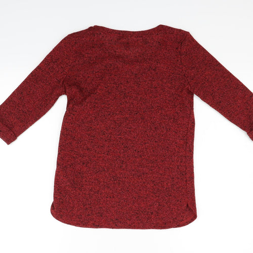 New Look Womens Red   Pullover Jumper Size 8