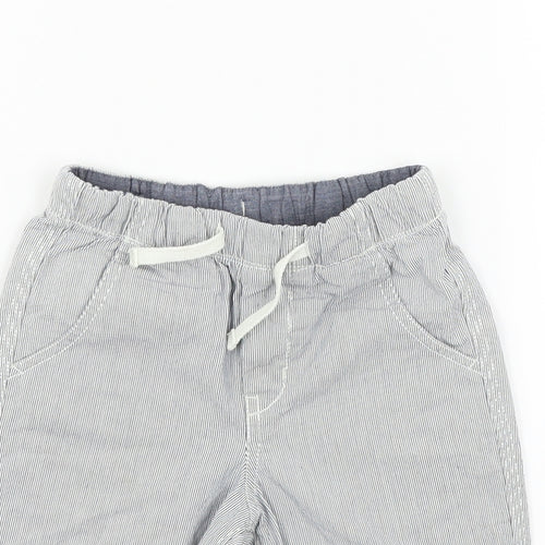 Gap Girls White Striped  Cut-Off Shorts Size 4 Years