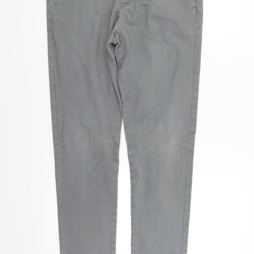 Topman Mens Grey   Straight Jeans Size M L32 in