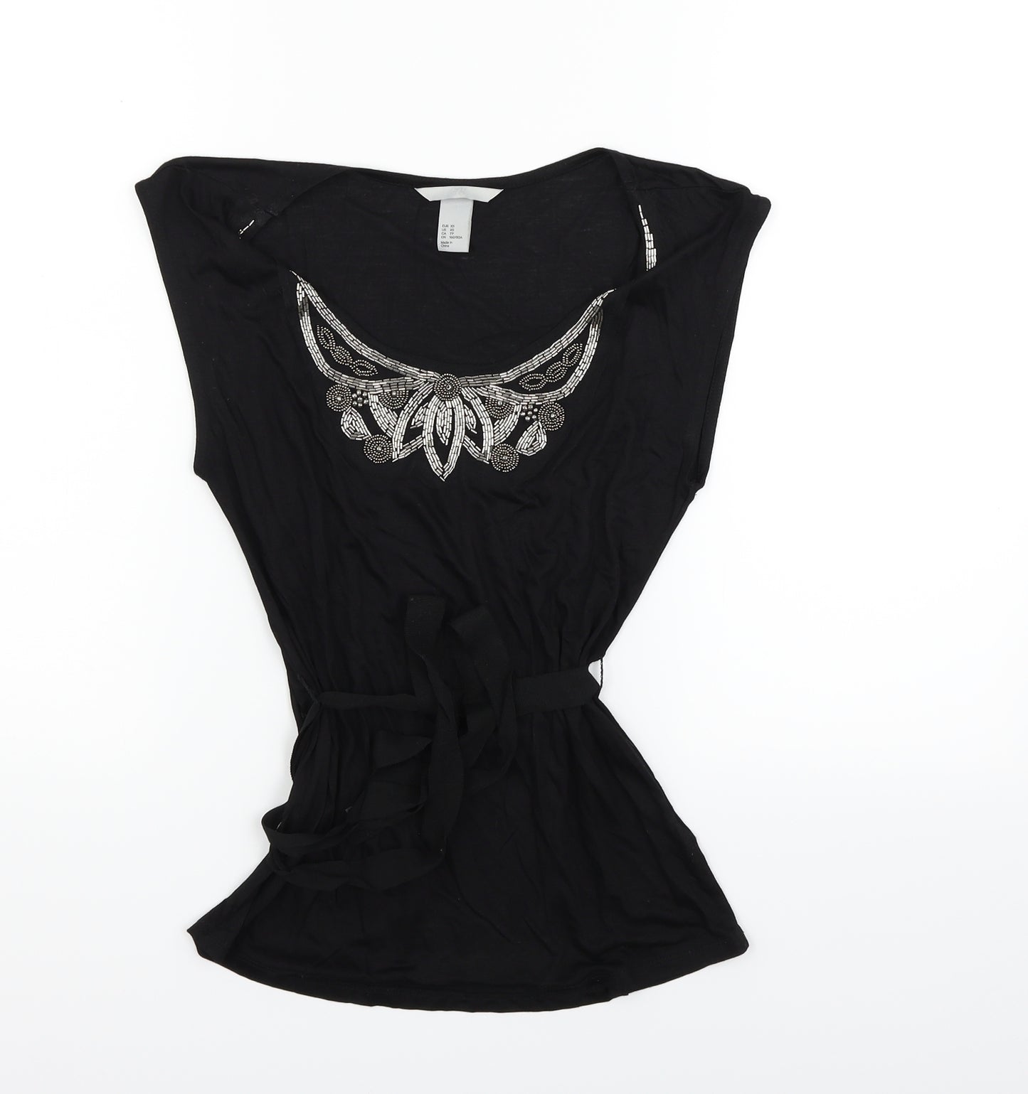 H&M Womens Black   Basic Tank Size XS
