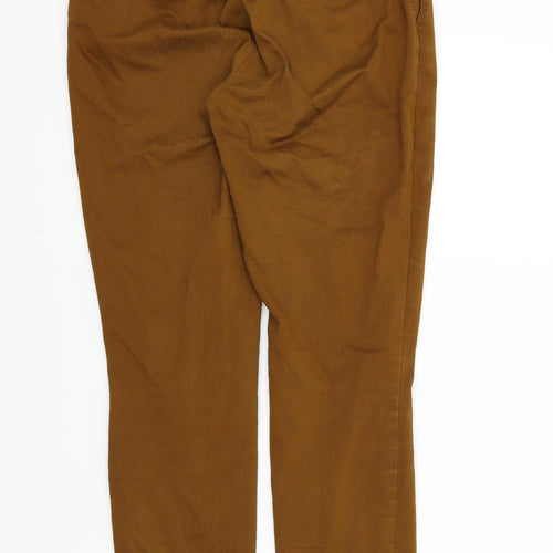H&M Womens Brown   Trousers  Size 6 L26 in