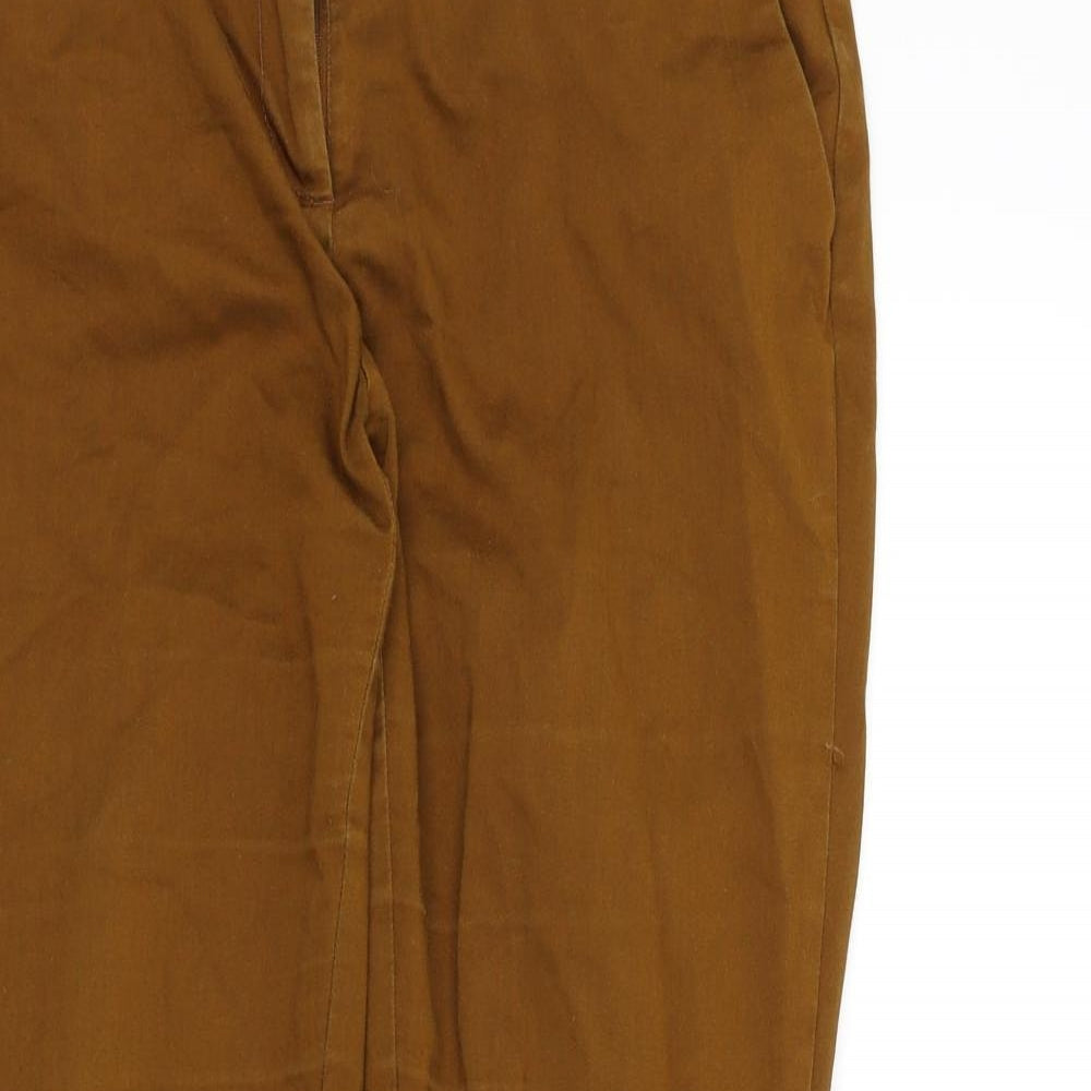 H&M Womens Brown   Trousers  Size 6 L26 in