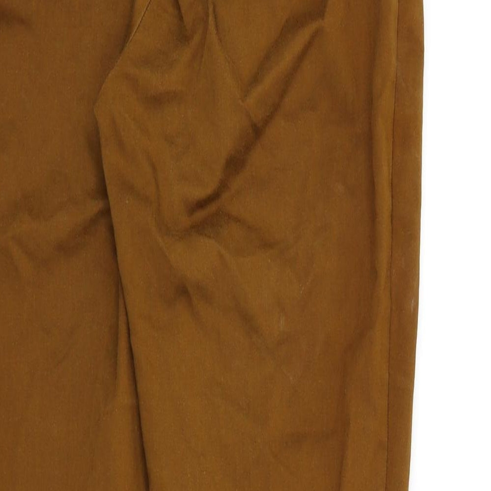 H&M Womens Brown   Trousers  Size 6 L26 in