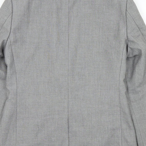 L'ART Mens Grey   Jacket Suit Jacket Size 38
