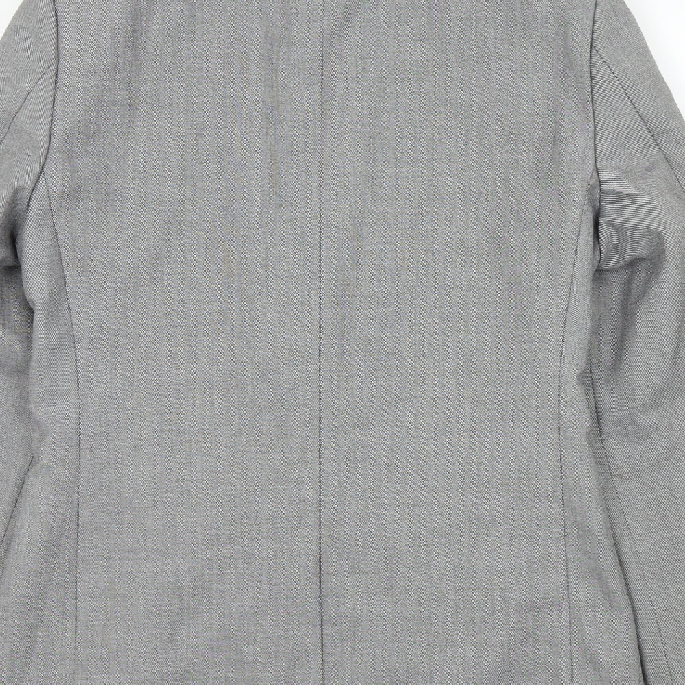 L'ART Mens Grey   Jacket Suit Jacket Size 38