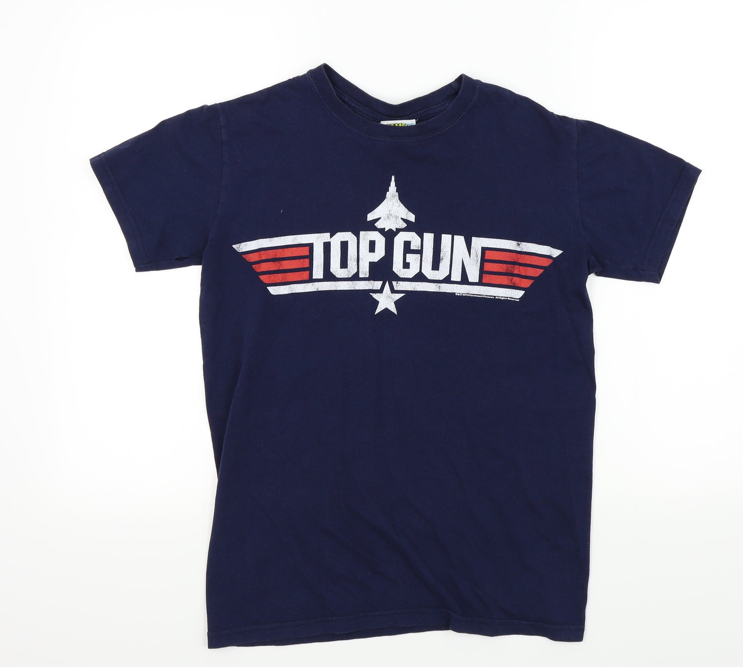 FAME&FORTUNE Mens Blue    T-Shirt Size S  - top gun