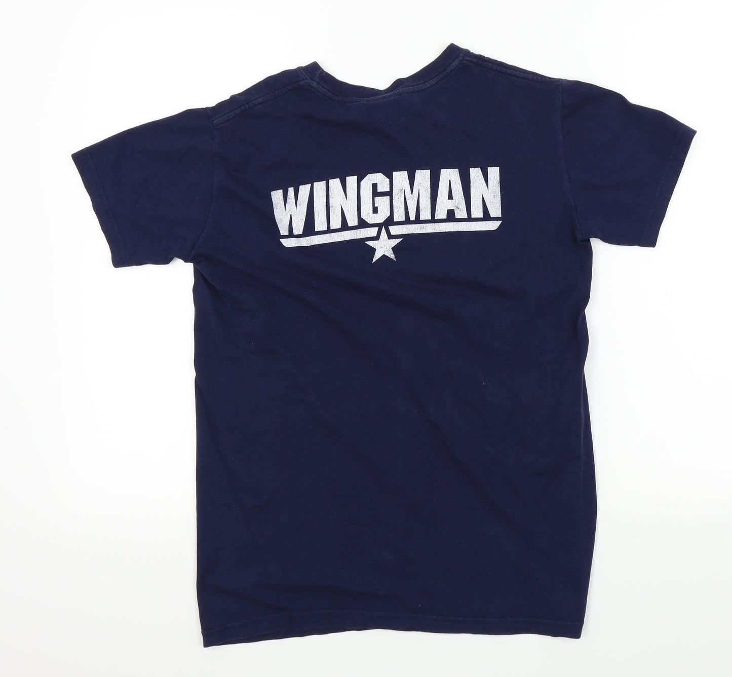 FAME&FORTUNE Mens Blue    T-Shirt Size S  - top gun
