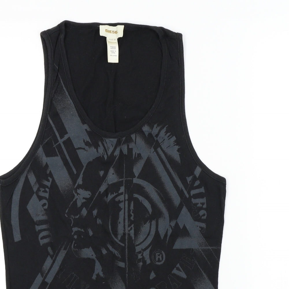 Diesel Womens Black   Basic T-Shirt Size XS  - DIESEL