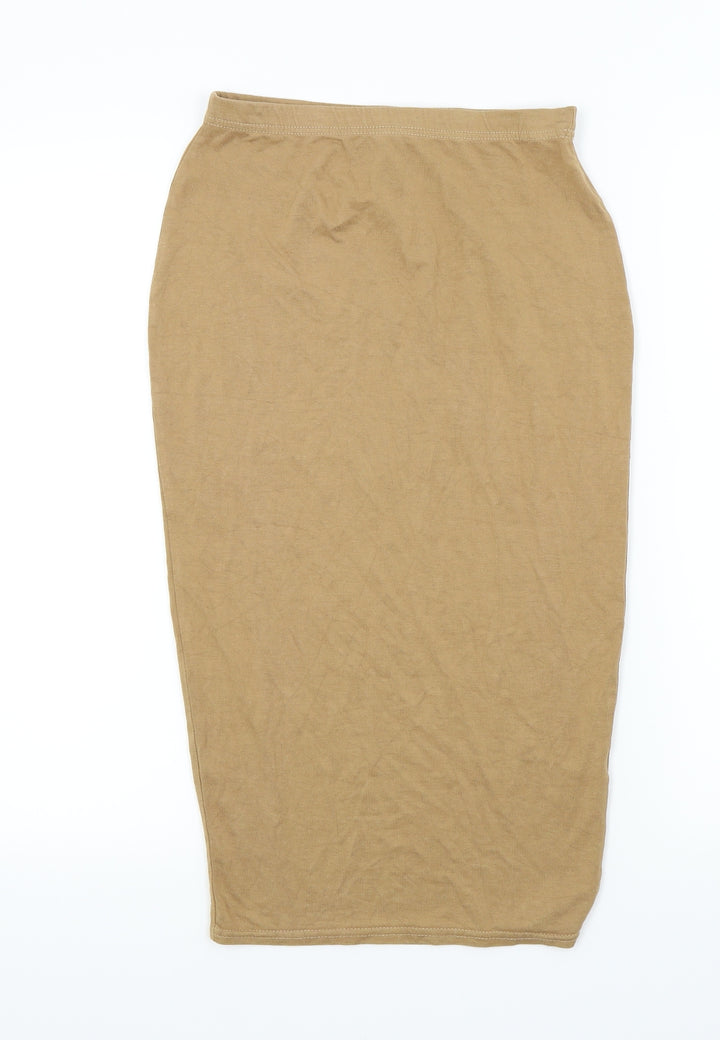 Boohoo Womens Blue A-Line Skirt Size 8