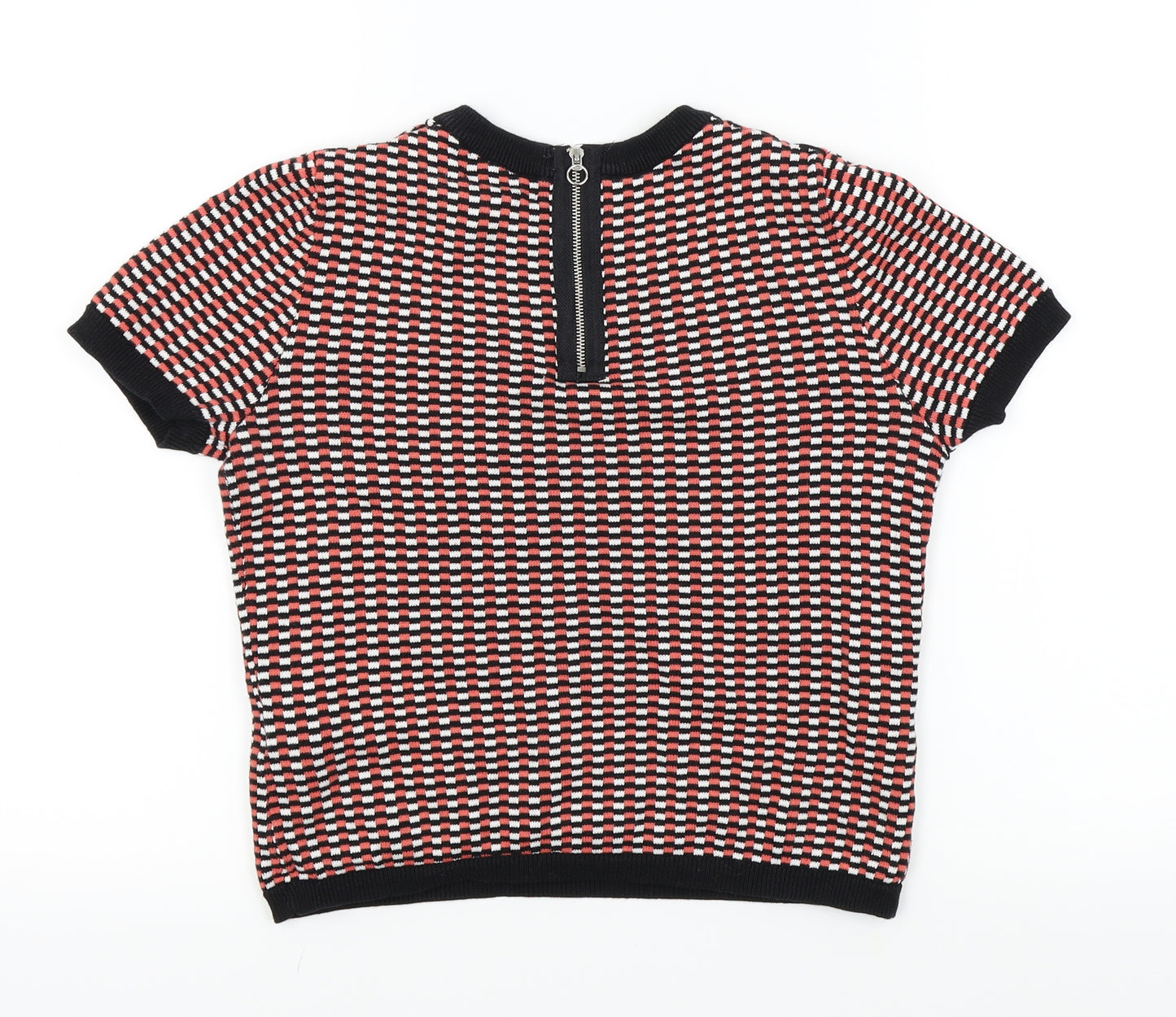 FOREVER 21 Womens Black Check  Pullover Jumper Size XS