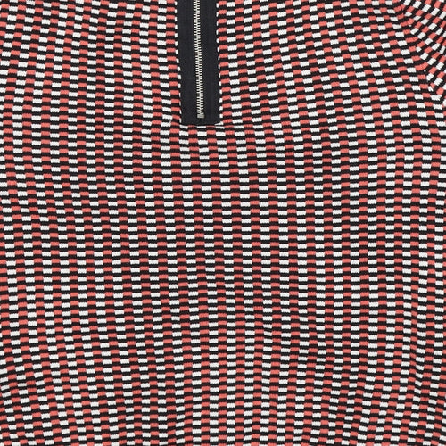 FOREVER 21 Womens Black Check  Pullover Jumper Size XS