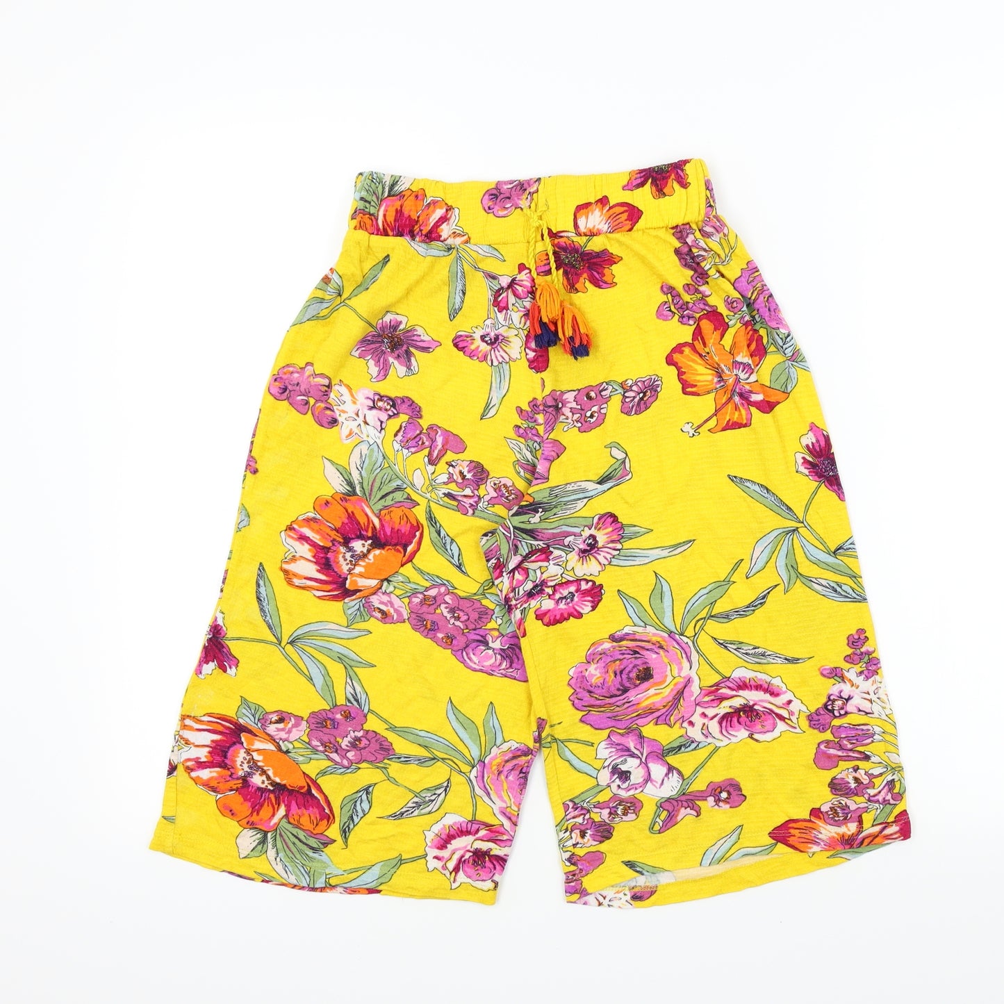 NEXT Girls Multicoloured Geometric  Bermuda Shorts Size 7 Years