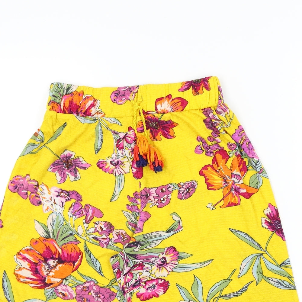 NEXT Girls Multicoloured Geometric  Bermuda Shorts Size 7 Years