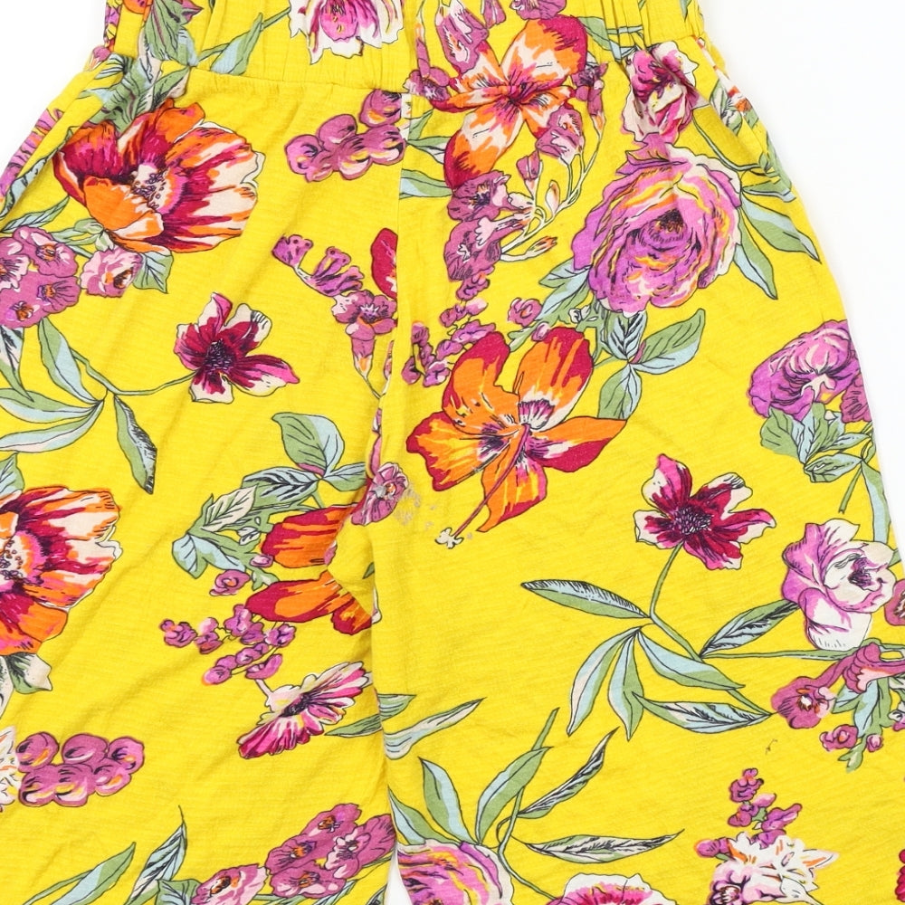 NEXT Girls Multicoloured Geometric  Bermuda Shorts Size 7 Years