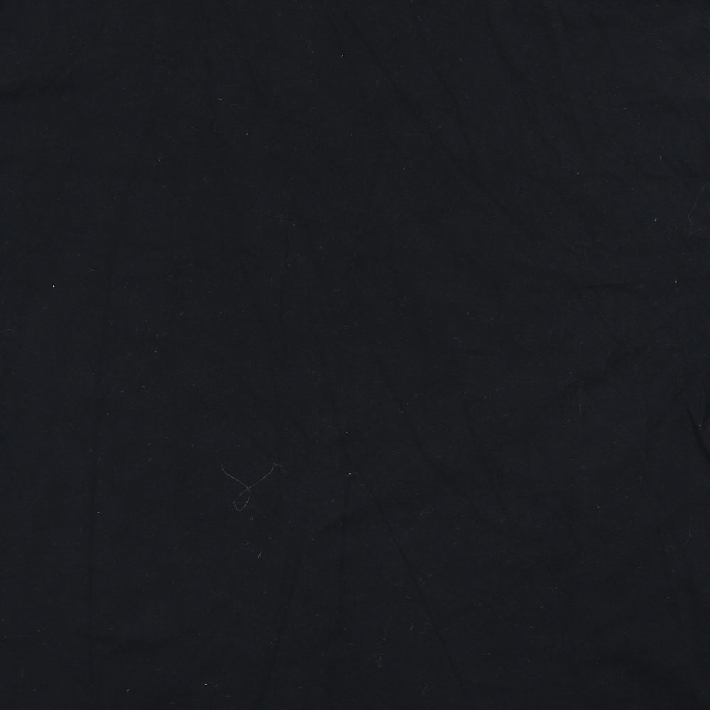 MAN Mens Black    T-Shirt Size L