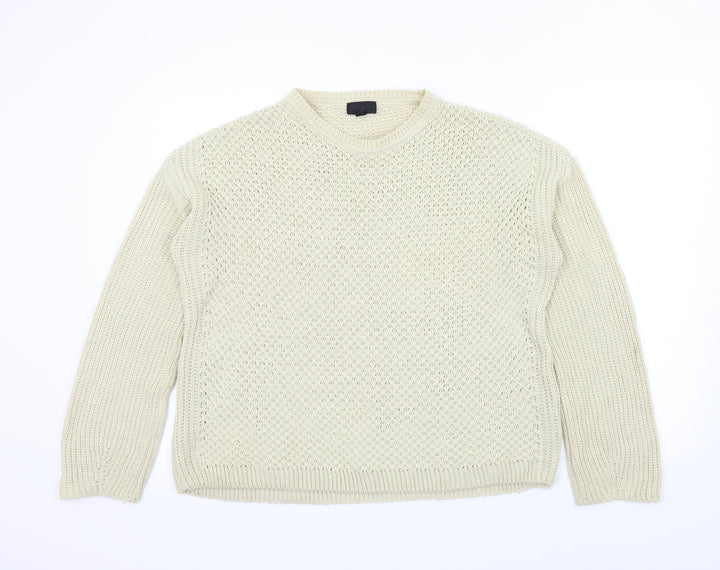 Topshop Womens Beige   Pullover Jumper Size 10