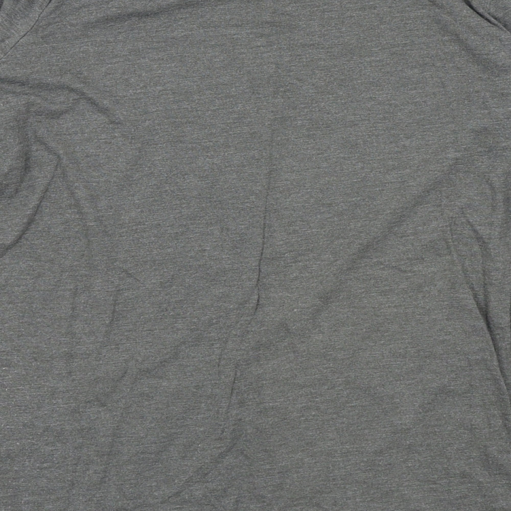 Primark Girls Grey   Basic T-Shirt Size 11-12 Years  - swan