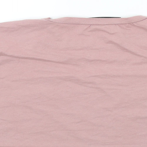 Preworn Womens Orange   Basic T-Shirt Size 8