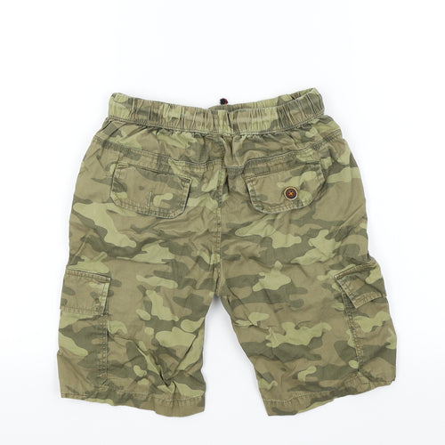 Nutmeg Boys Green Camouflage  Bermuda Shorts Size 10-11 Years