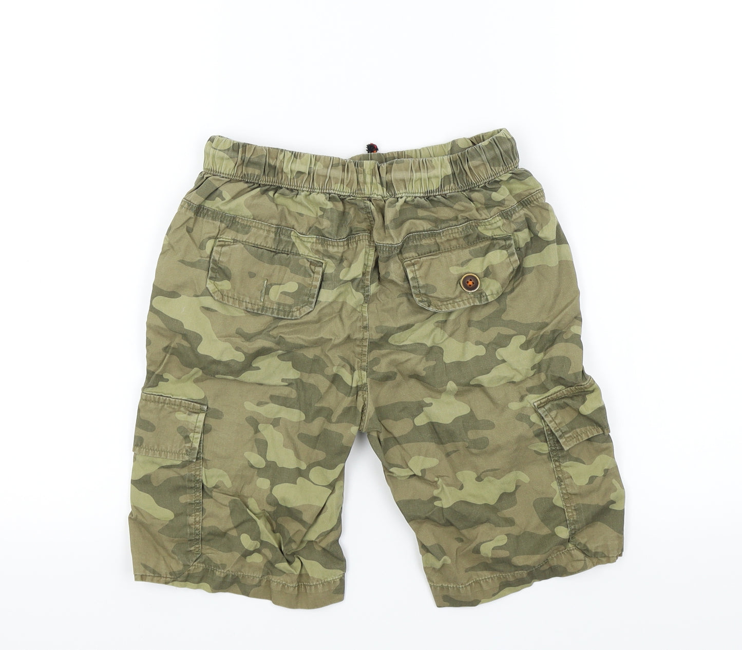 Nutmeg Boys Green Camouflage  Bermuda Shorts Size 10-11 Years
