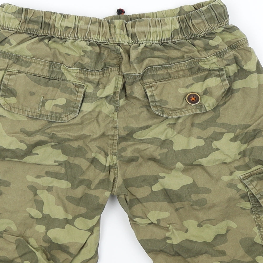 Nutmeg Boys Green Camouflage  Bermuda Shorts Size 10-11 Years