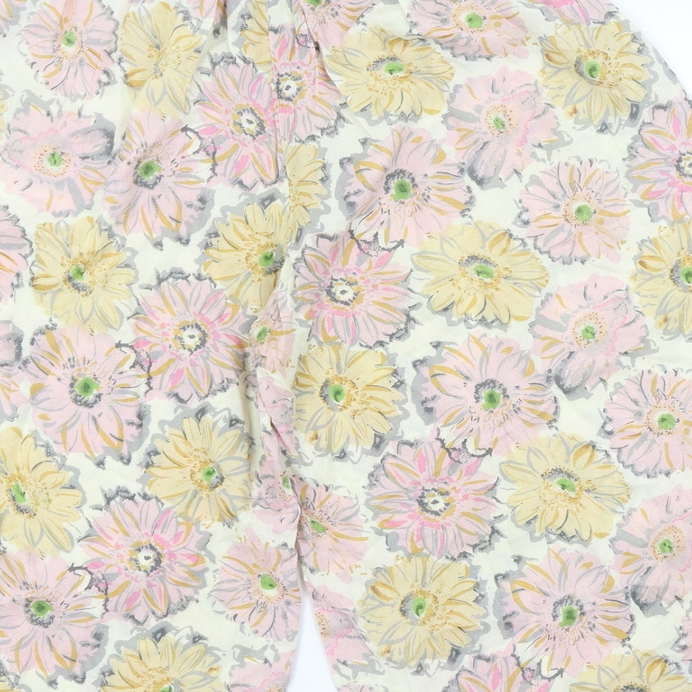 MARK ONE Womens Multicoloured Floral  Bermuda Shorts Size 14