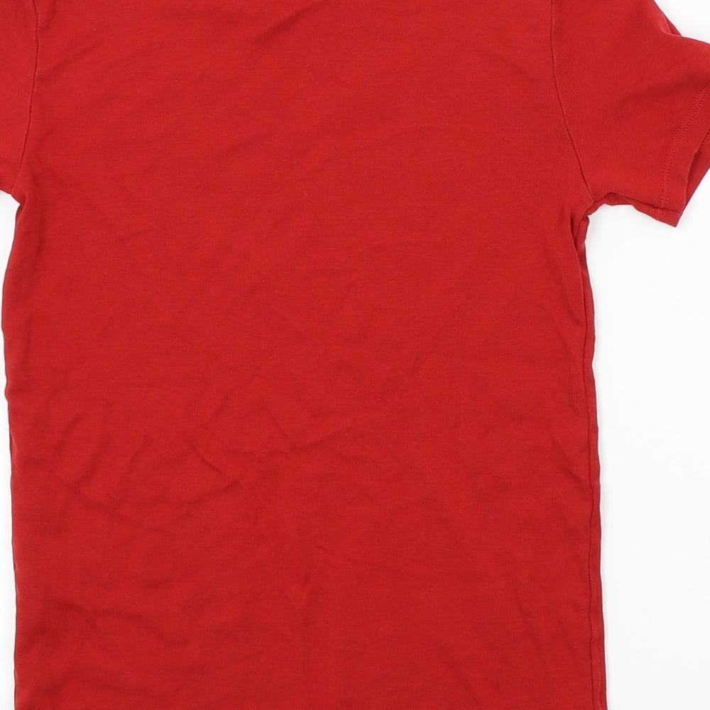 Preworn Boys Red   Basic T-Shirt Size S