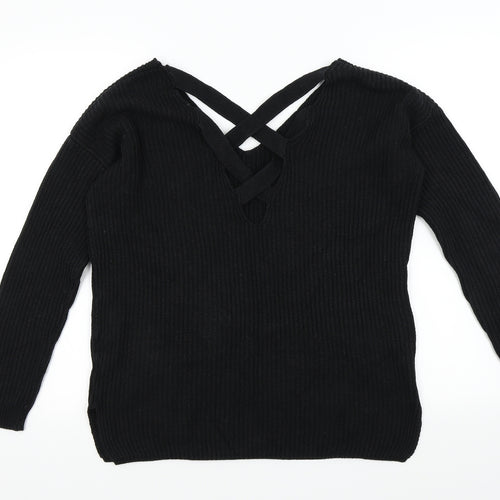 ASOS Womens Black   Pullover Jumper Size 10