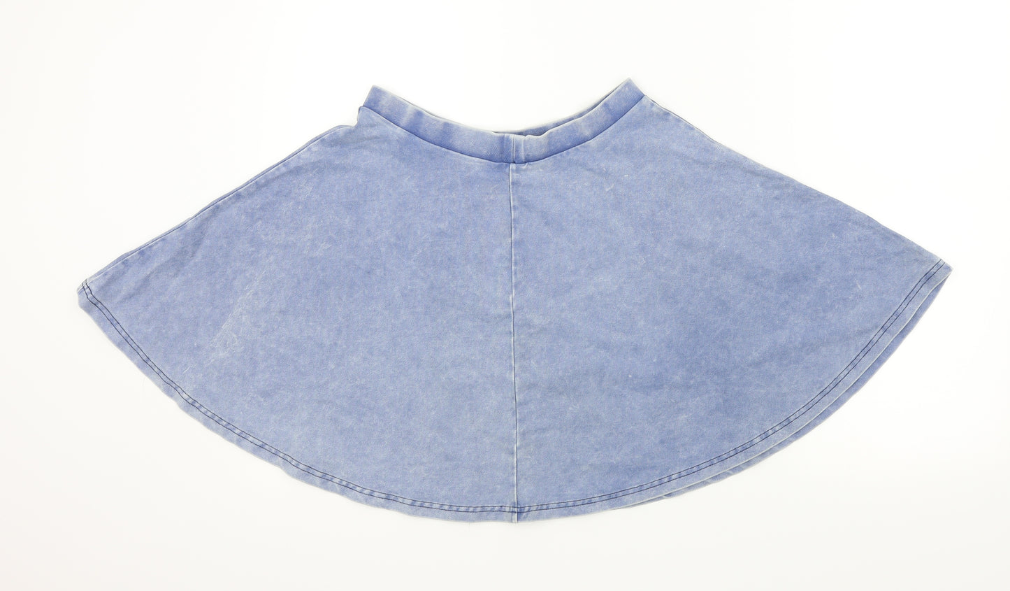 Topshop Womens Blue   Flare Skirt Size 6