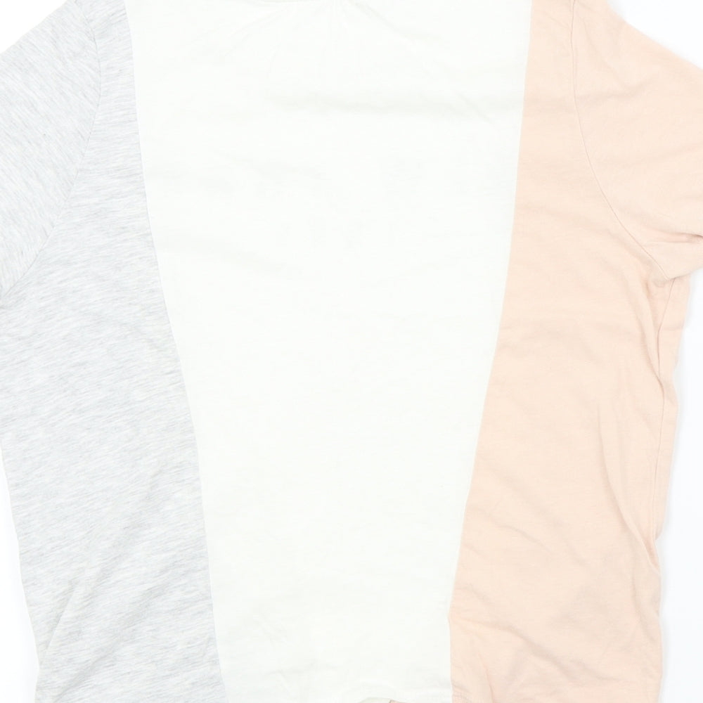H&M Girls Ivory   Basic T-Shirt Size 13-14 Years  - NEW YORK