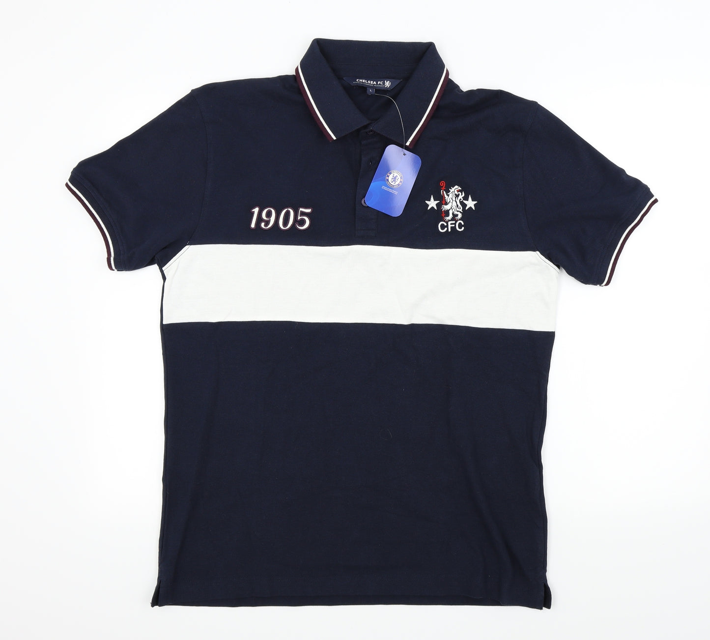 CHELSEA FC Mens Blue    Polo Size L  - Chelsea FC