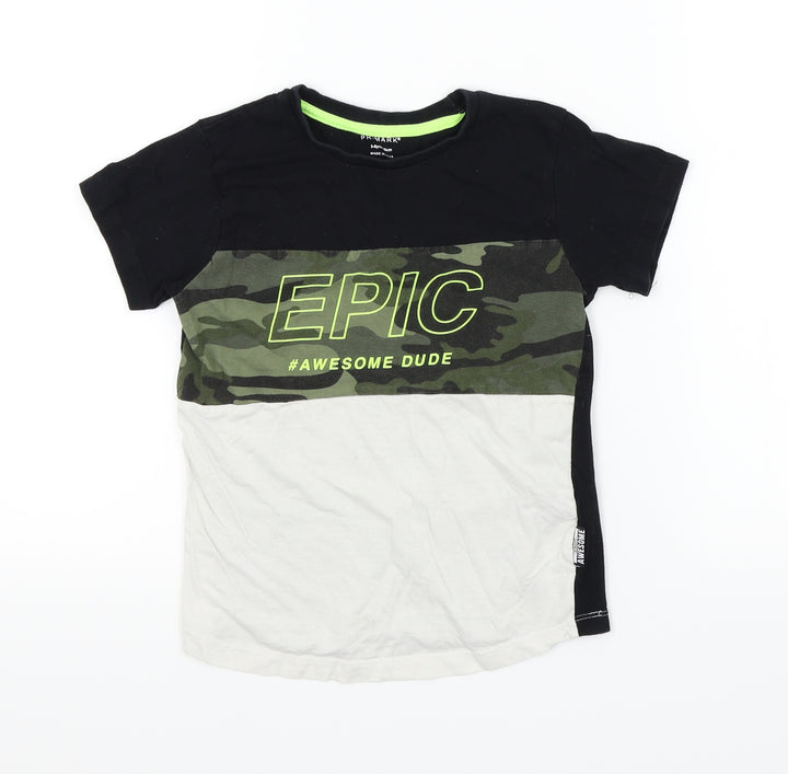 Primark Boys Multicoloured   Basic T-Shirt Size 5-6 Years