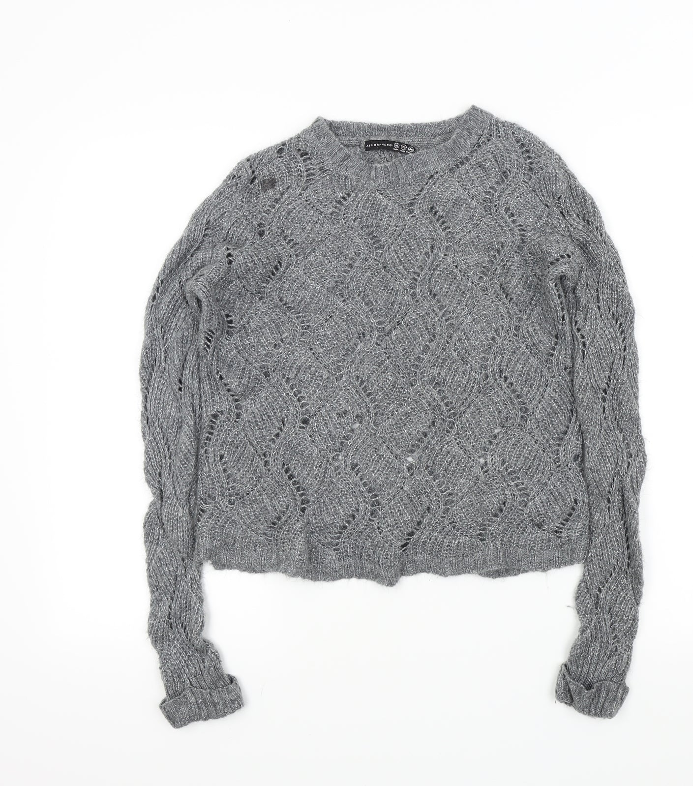 Primark Womens Grey   Pullover Jumper Size 10