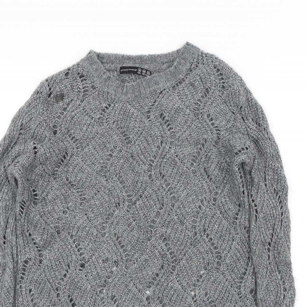 Primark Womens Grey   Pullover Jumper Size 10