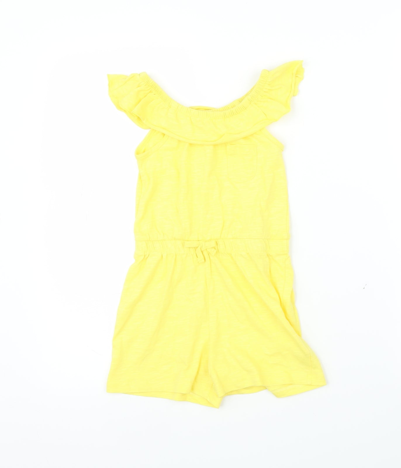 George Girls Yellow   Romper One-Piece Size 3-4 Years