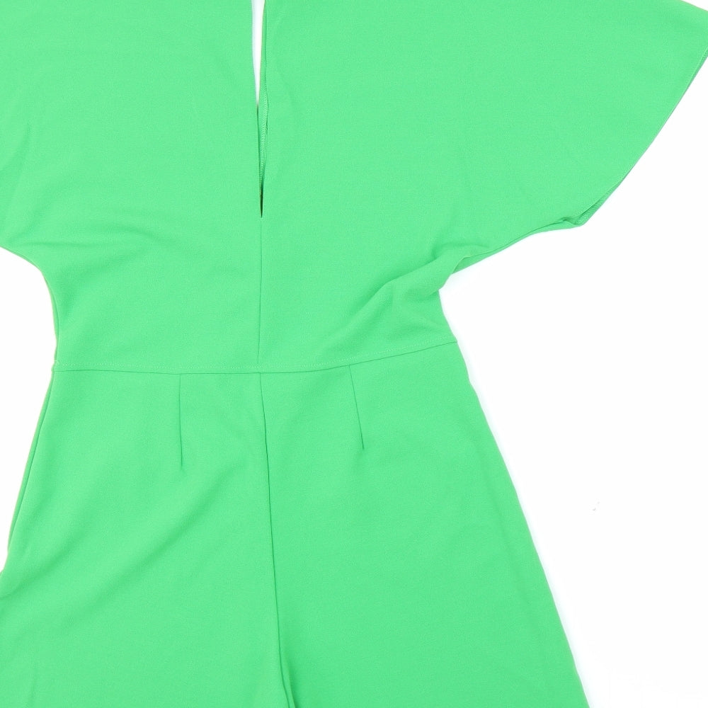 Zara Womens Green   Romper One-Piece Size XS