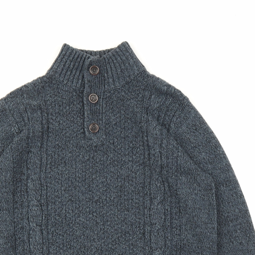 George Mens Blue   Pullover Jumper Size L
