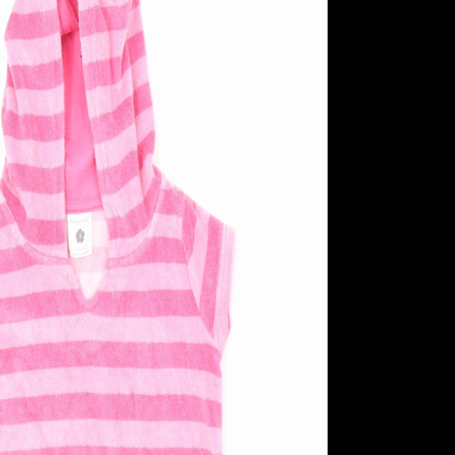 Pumpkin Patch Girls Pink Striped  Jumper Dress  Size S
