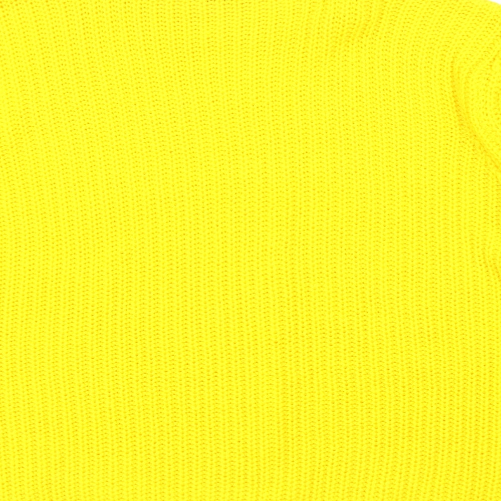 Peacocks Womens Yellow   Pullover Jumper Size L