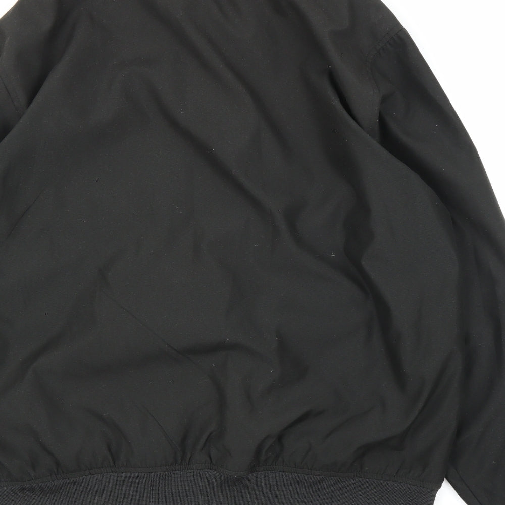 Hutson Harbour Mens Black   Bomber Jacket Coat Size 2XL