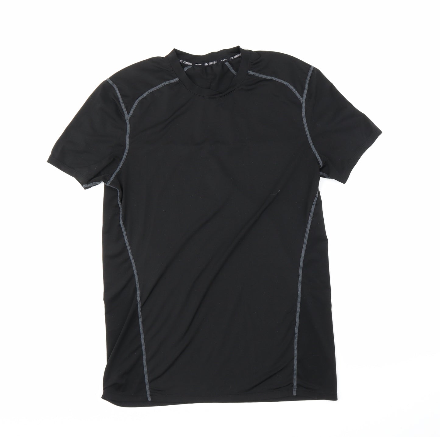 H&M Mens Black   Basic T-Shirt Size M