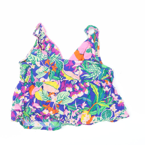 George Girls Multicoloured Floral  Basic Blouse Size 13 Years