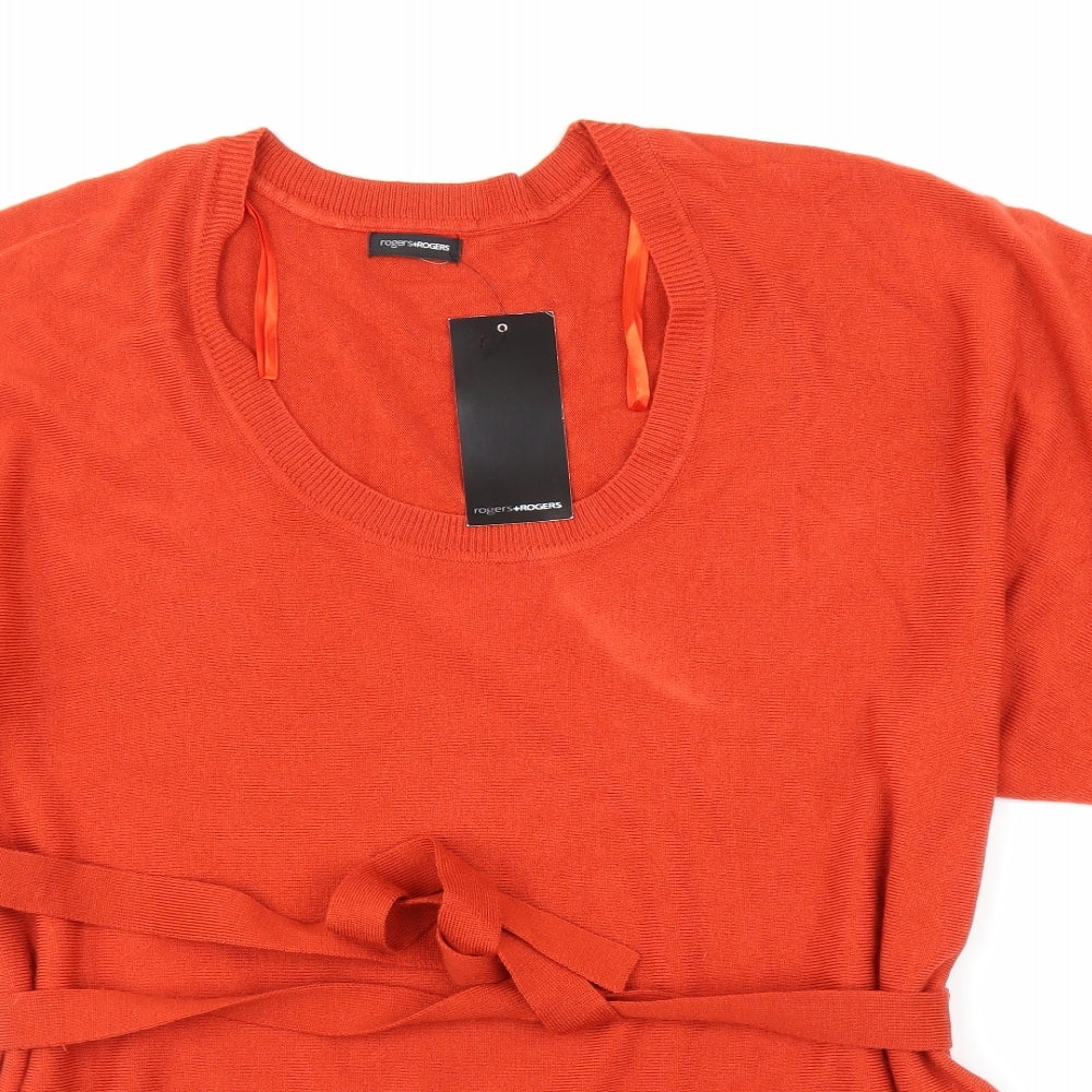 Matalan Womens Orange   Tunic Jumper Size 24