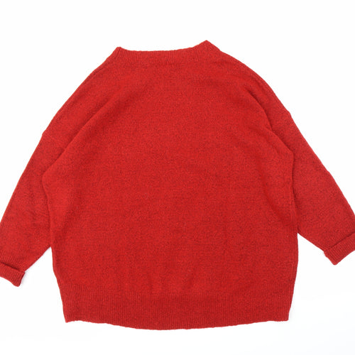Primark Womens Red   Pullover Jumper Size XL