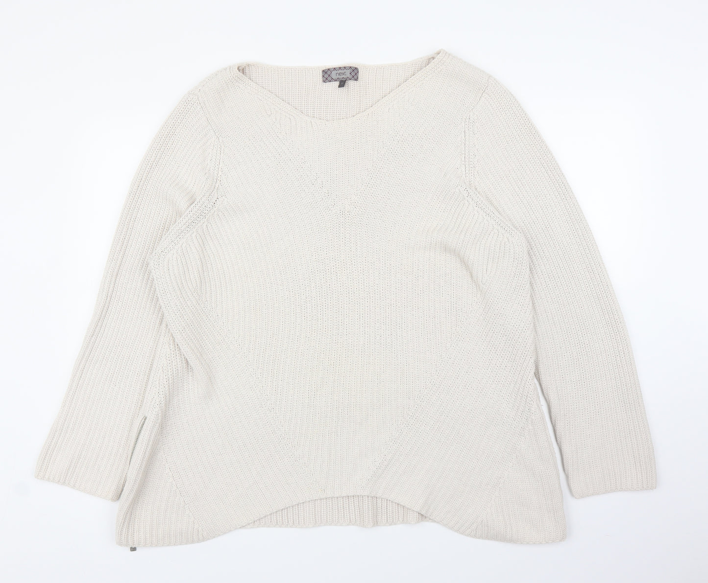 NEXT Womens Beige   Pullover Jumper Size 20